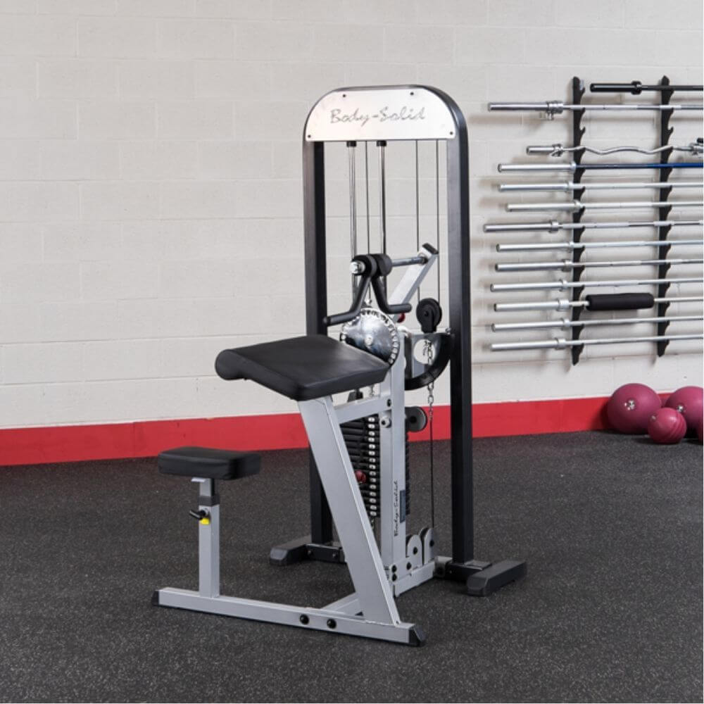 Body Solid Pro Select Biceps And Triceps Machine SKU GCBT-STK