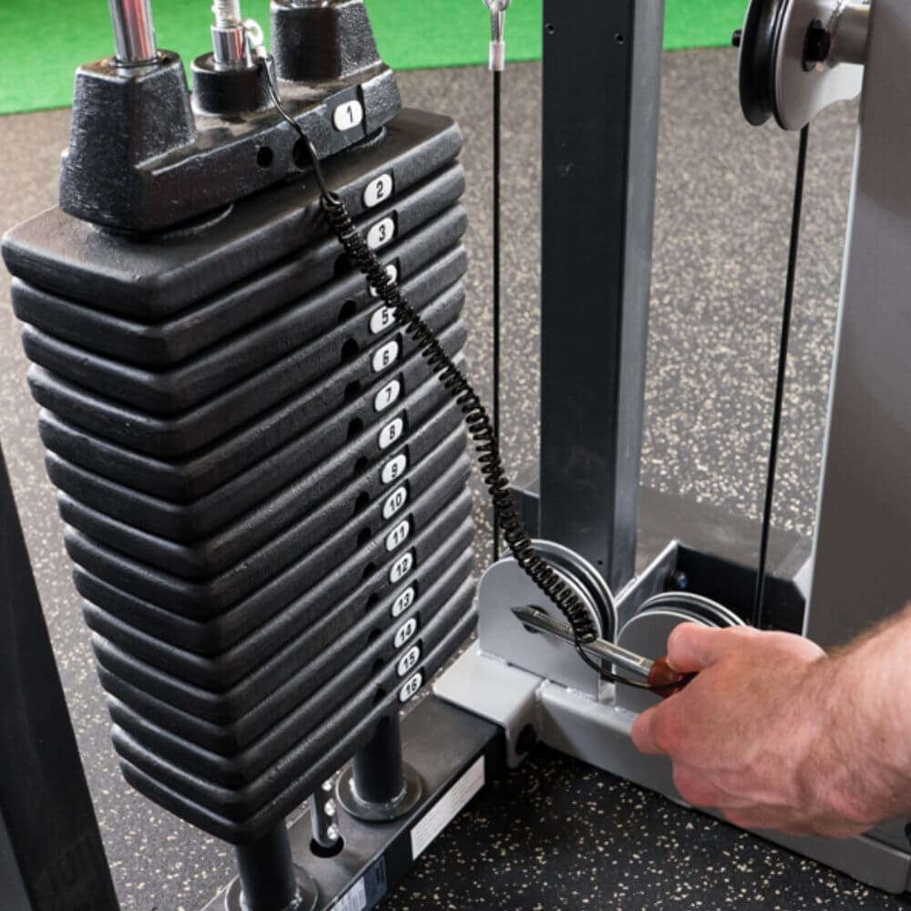 Body Solid Pro Select Biceps And Triceps Machine SKU GCBT-STK