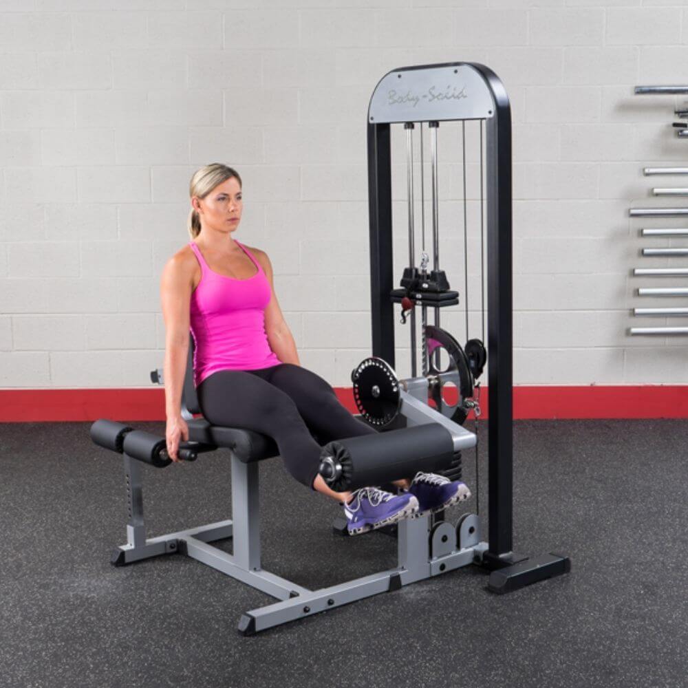 Body Solid Pro Select Leg Extension Leg Curl Station SKU GCEC-STK
