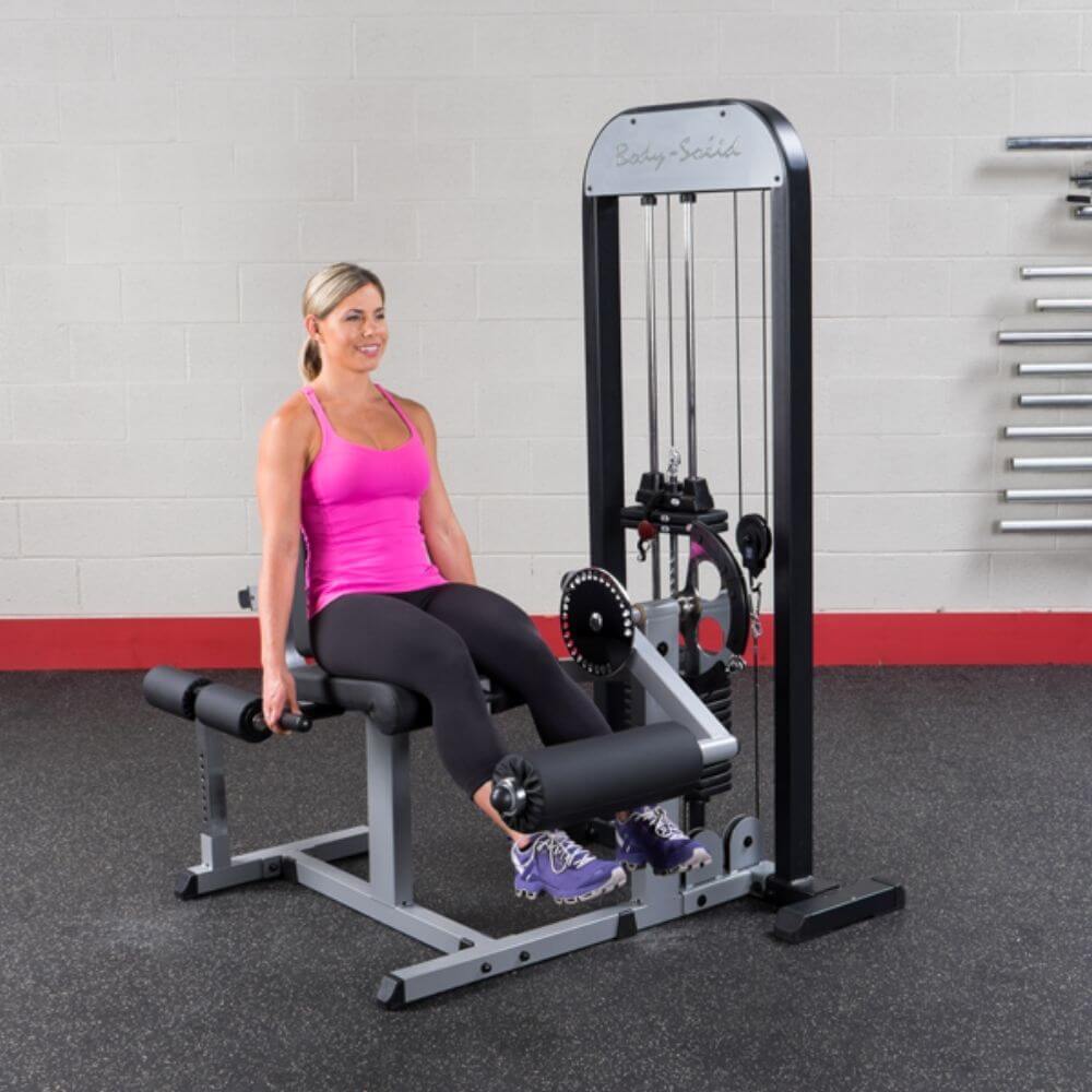 Body Solid Pro Select Leg Extension Leg Curl Station SKU GCEC-STK