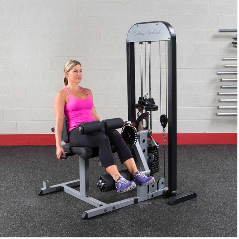 Body Solid Pro Select Leg Extension Leg Curl Station SKU GCEC-STK