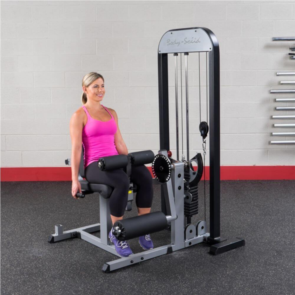 Body Solid Pro Select Leg Extension Leg Curl Station SKU GCEC-STK