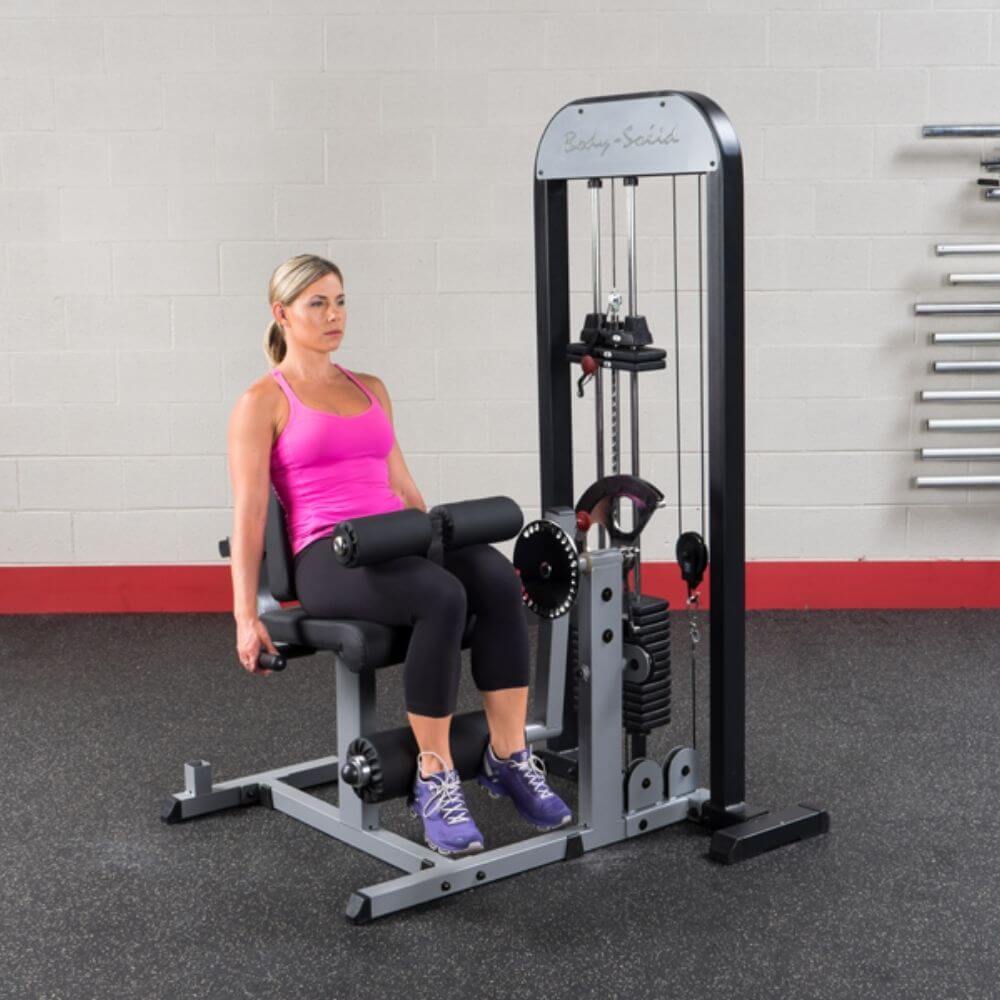 Body Solid Pro Select Leg Extension Leg Curl Station SKU GCEC-STK