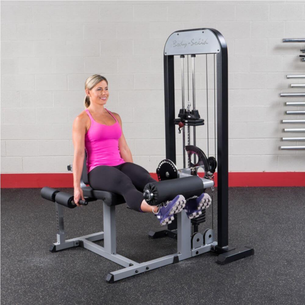 Body Solid Pro Select Leg Extension Leg Curl Station SKU GCEC-STK