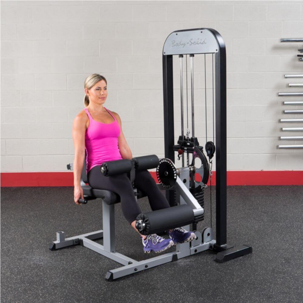 Body Solid Pro Select Leg Extension Leg Curl Station SKU GCEC-STK