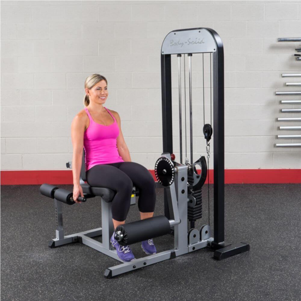 Body Solid Pro Select Leg Extension Leg Curl Station SKU GCEC-STK