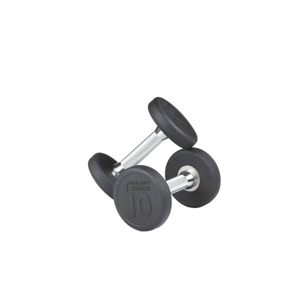 Body Solid Rubber Round Dumbbells SKU SDP(SIZE)