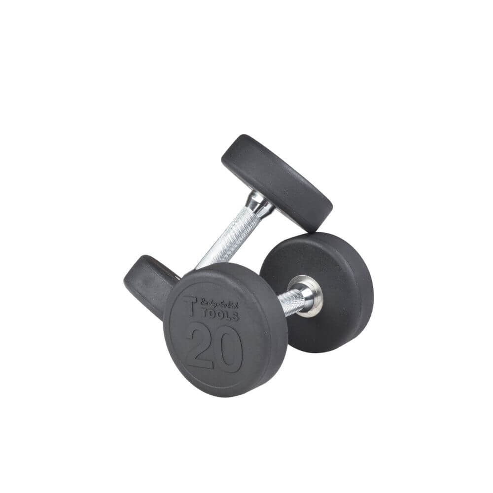 Body Solid Rubber Round Dumbbells SKU SDP(SIZE)
