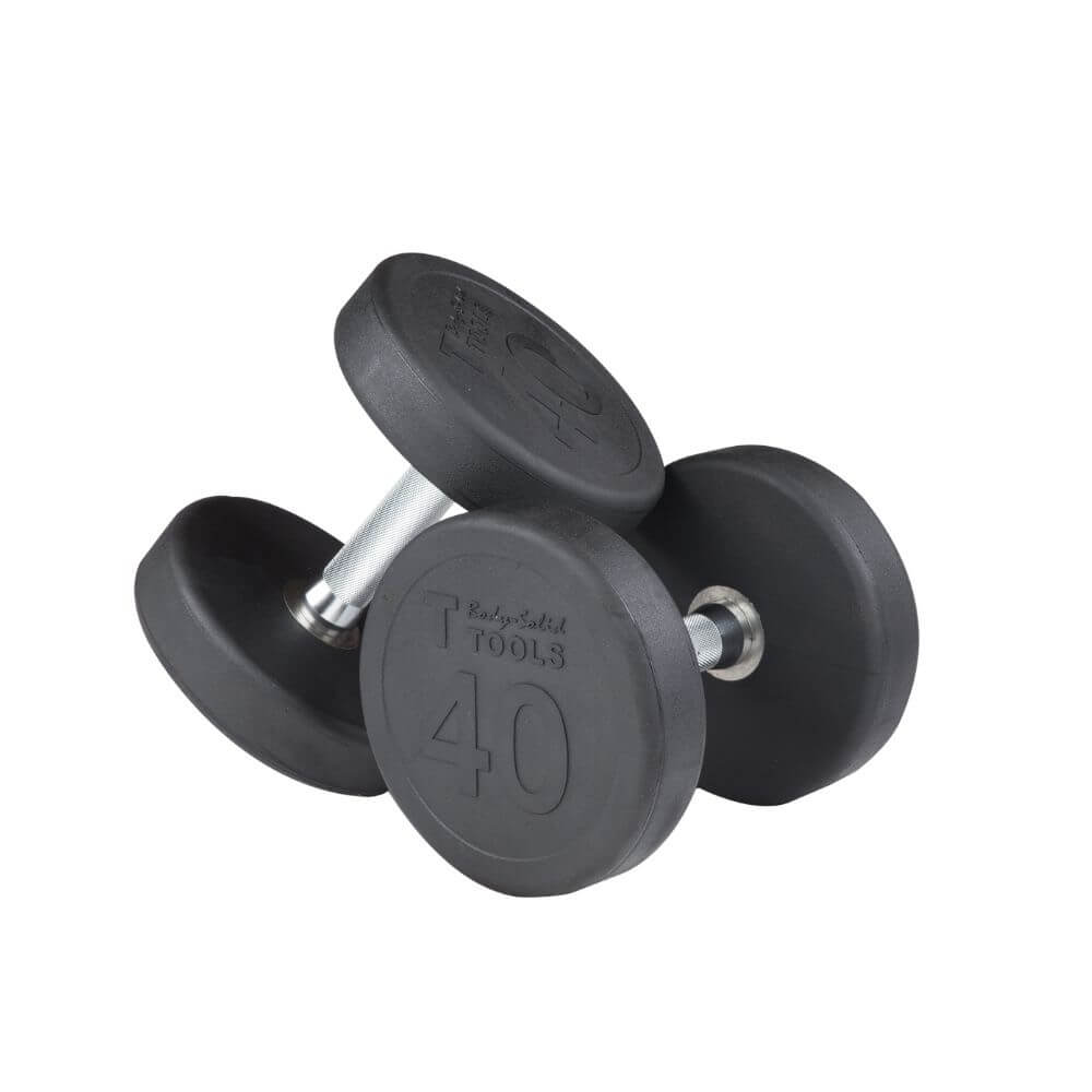 Body Solid Rubber Round Dumbbells SKU SDP(SIZE)