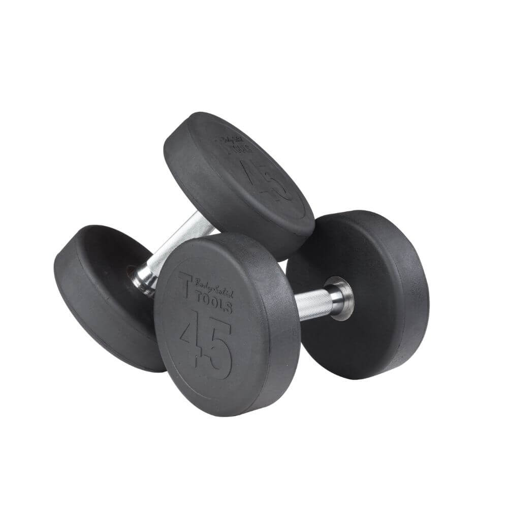 Body Solid Rubber Round Dumbbells SKU SDP(SIZE)