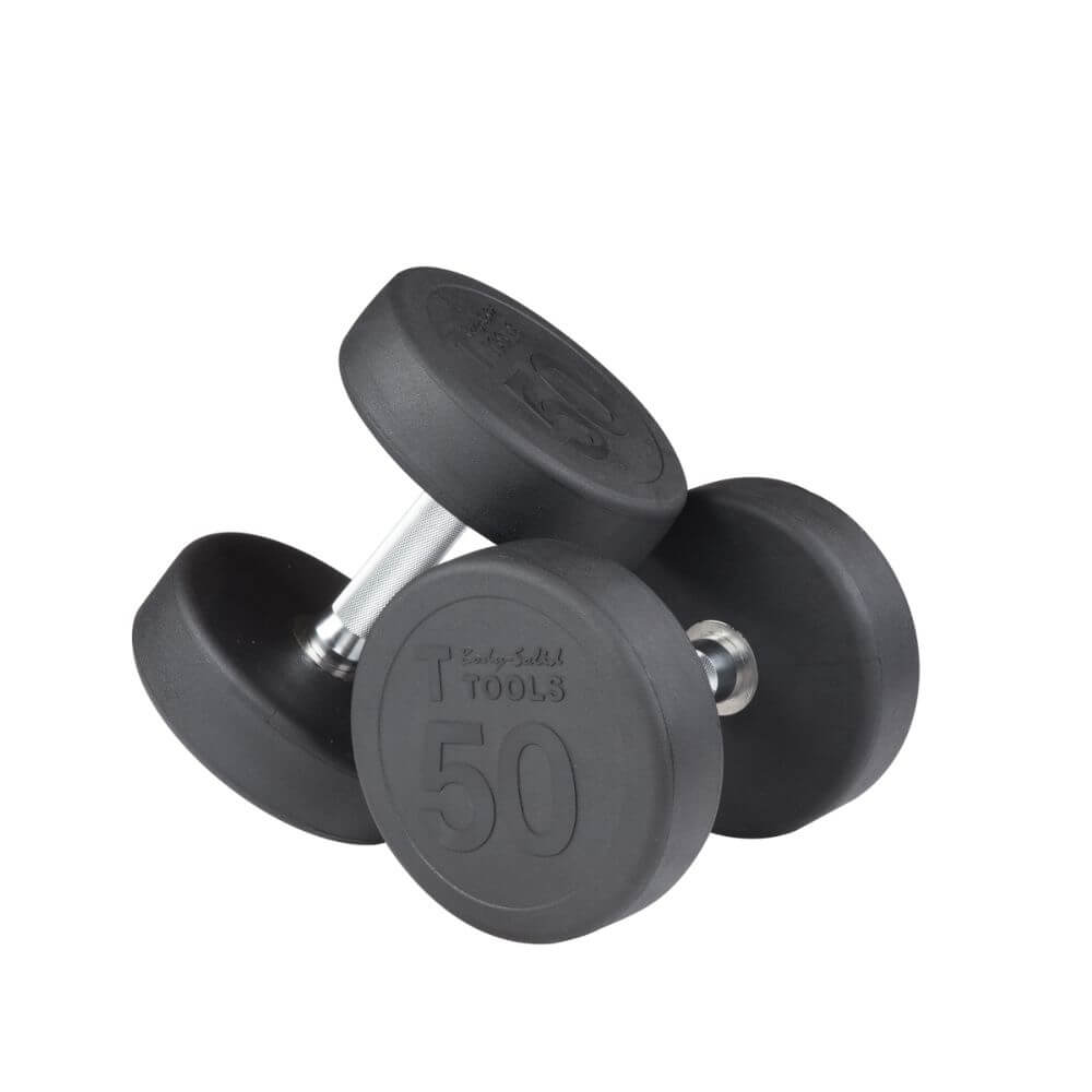 Body Solid Rubber Round Dumbbells SKU SDP(SIZE)