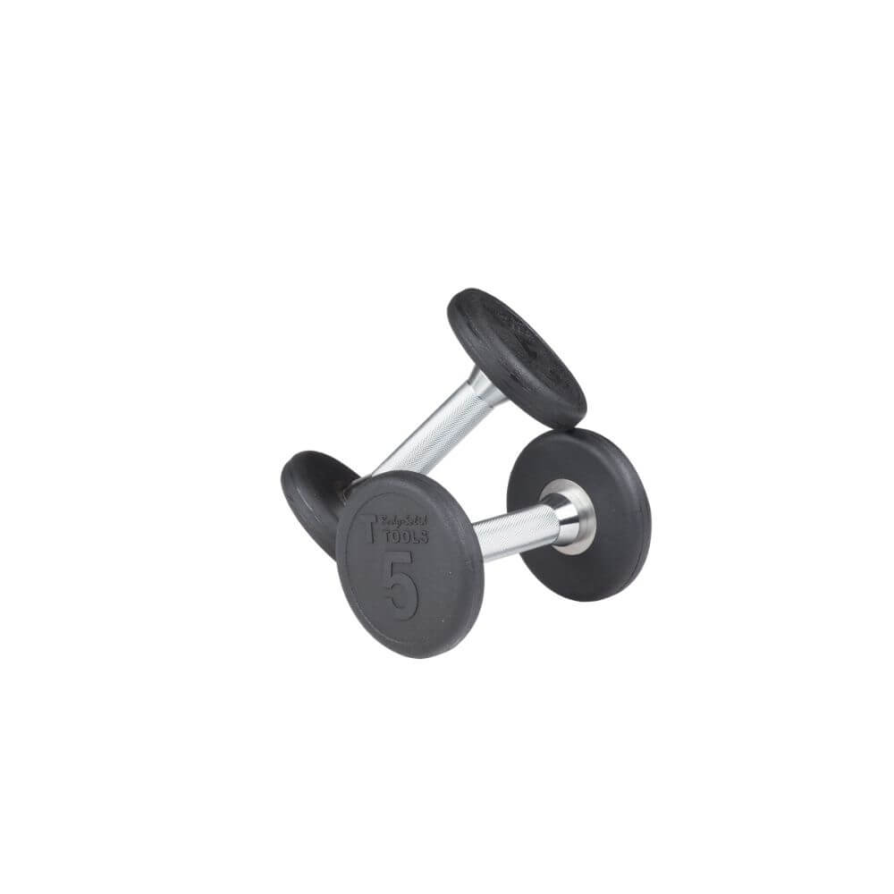 Body Solid Rubber Round Dumbbells SKU SDP(SIZE)