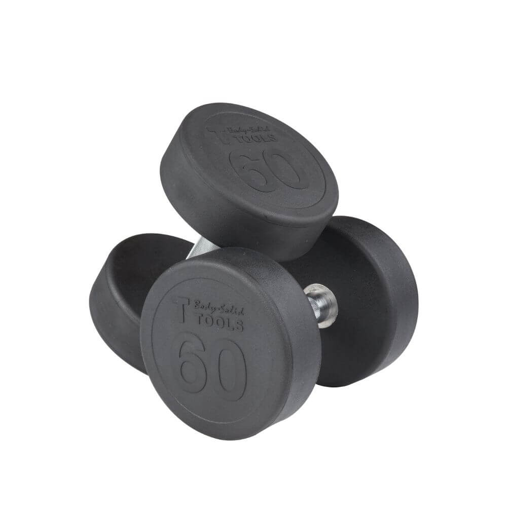 Body Solid Rubber Round Dumbbells SKU SDP(SIZE)