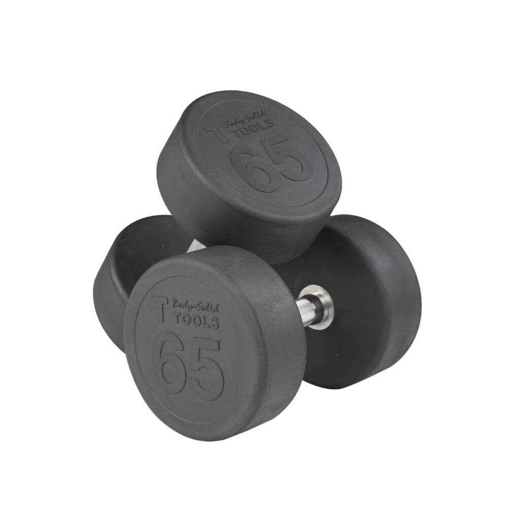 Body Solid Rubber Round Dumbbells SKU SDP(SIZE)