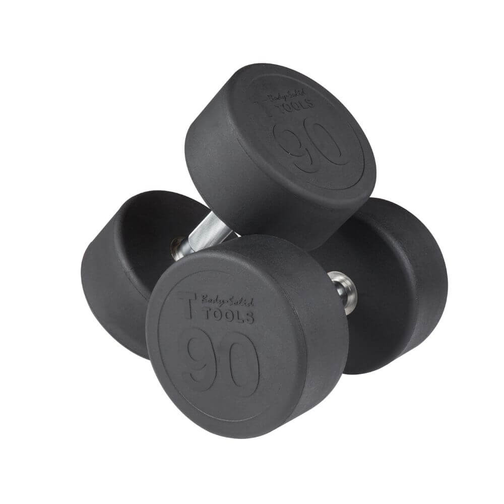 Body Solid Rubber Round Dumbbells SKU SDP(SIZE)