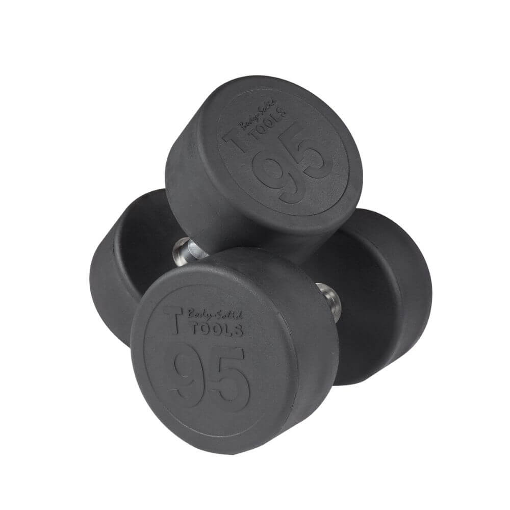 Body Solid Rubber Round Dumbbells SKU SDP(SIZE)