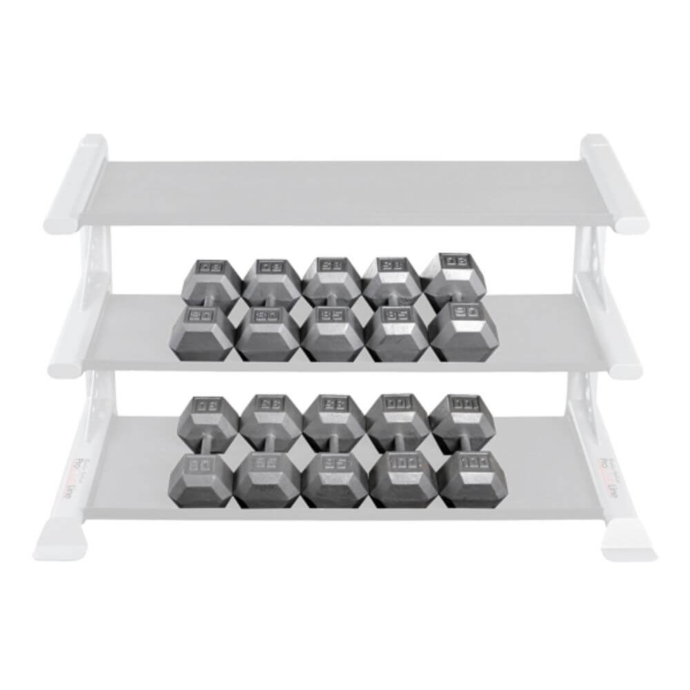 Body Solid Cast Iron Hex Dumbbell Sets SKU SDS