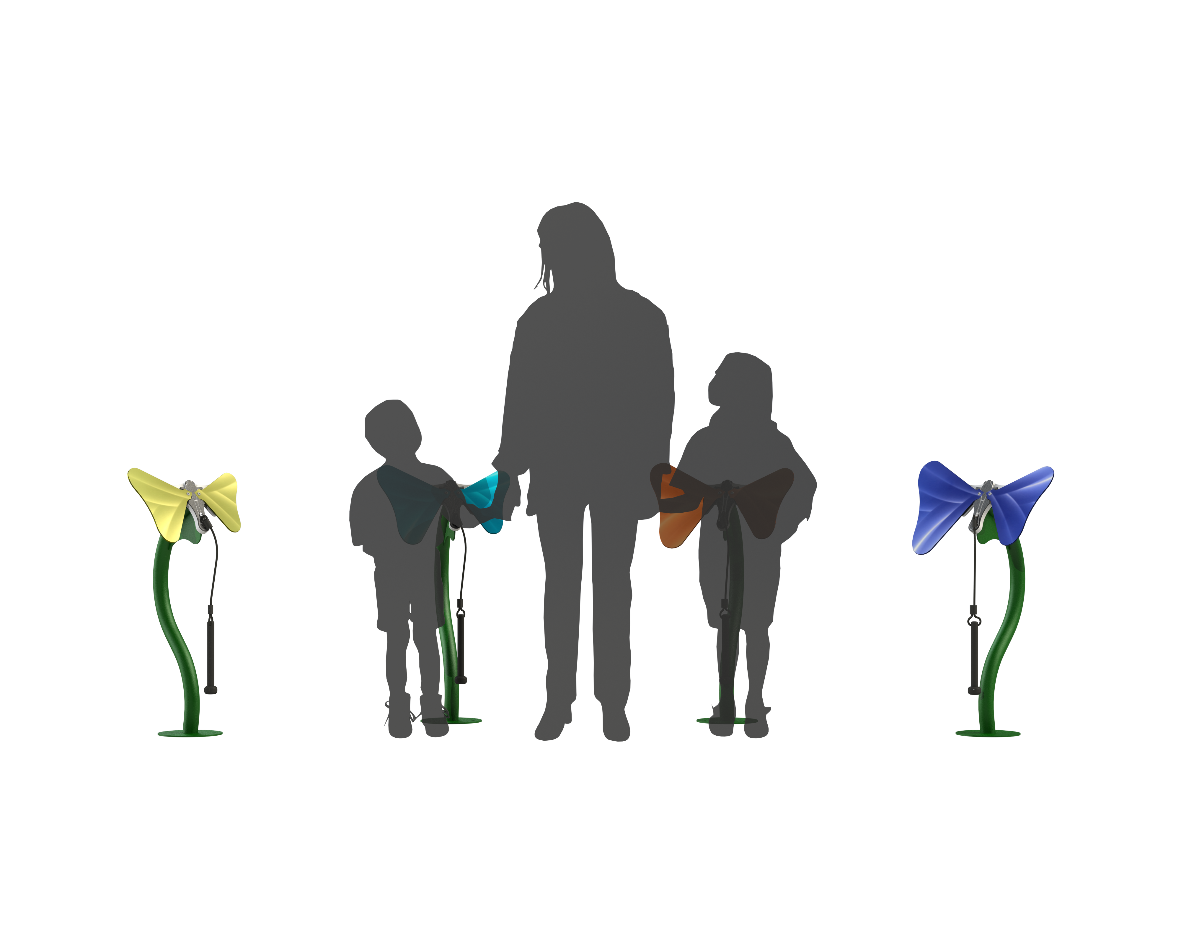 FreeNotes Toddler Butterflies Ensemble 4 Piece Set Musical Instrument SKU BFLY-S4-T