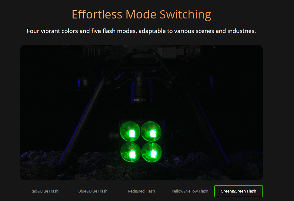 CZI Multi-color Strobe Light, for DJI Matrice 350/300 SKU SL60
