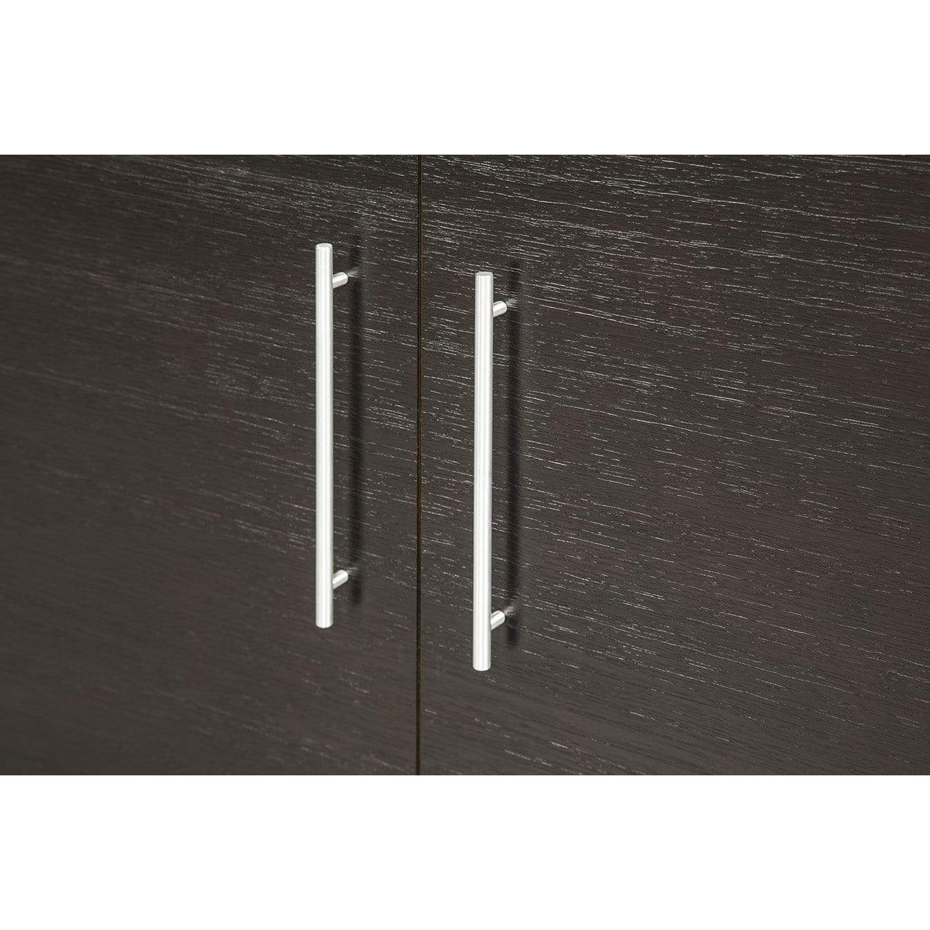 Arason Coffee Espresso Full Black Murphy Cabinet Bed SKU 502-20