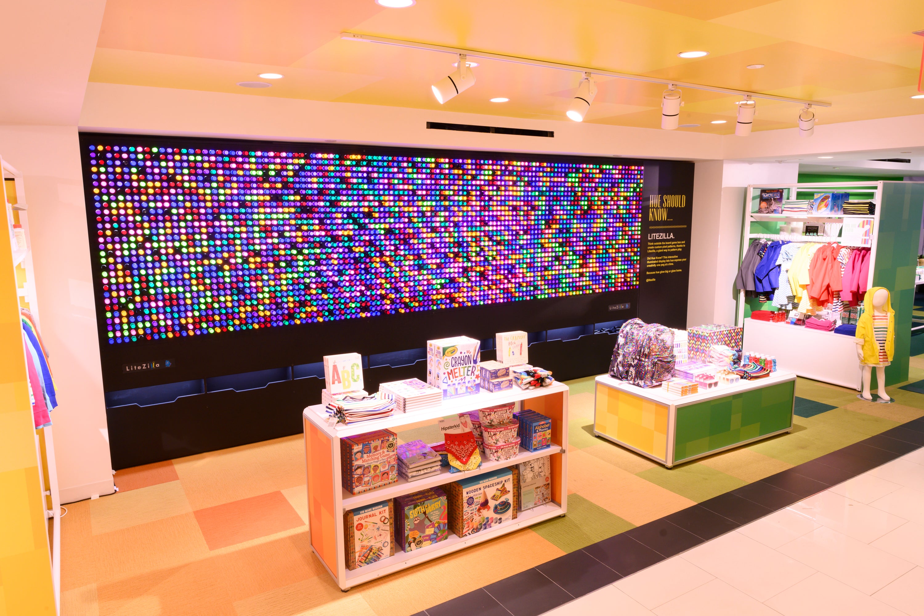 LiteZilla Giant Lite Brite Custom Stained Hardwood SKU LZ-WD