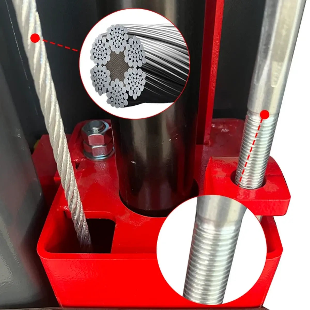 Katool 2 Post Vehicle Lift, 14,000lb Capacity Clear Floor SKU KT-M140XD