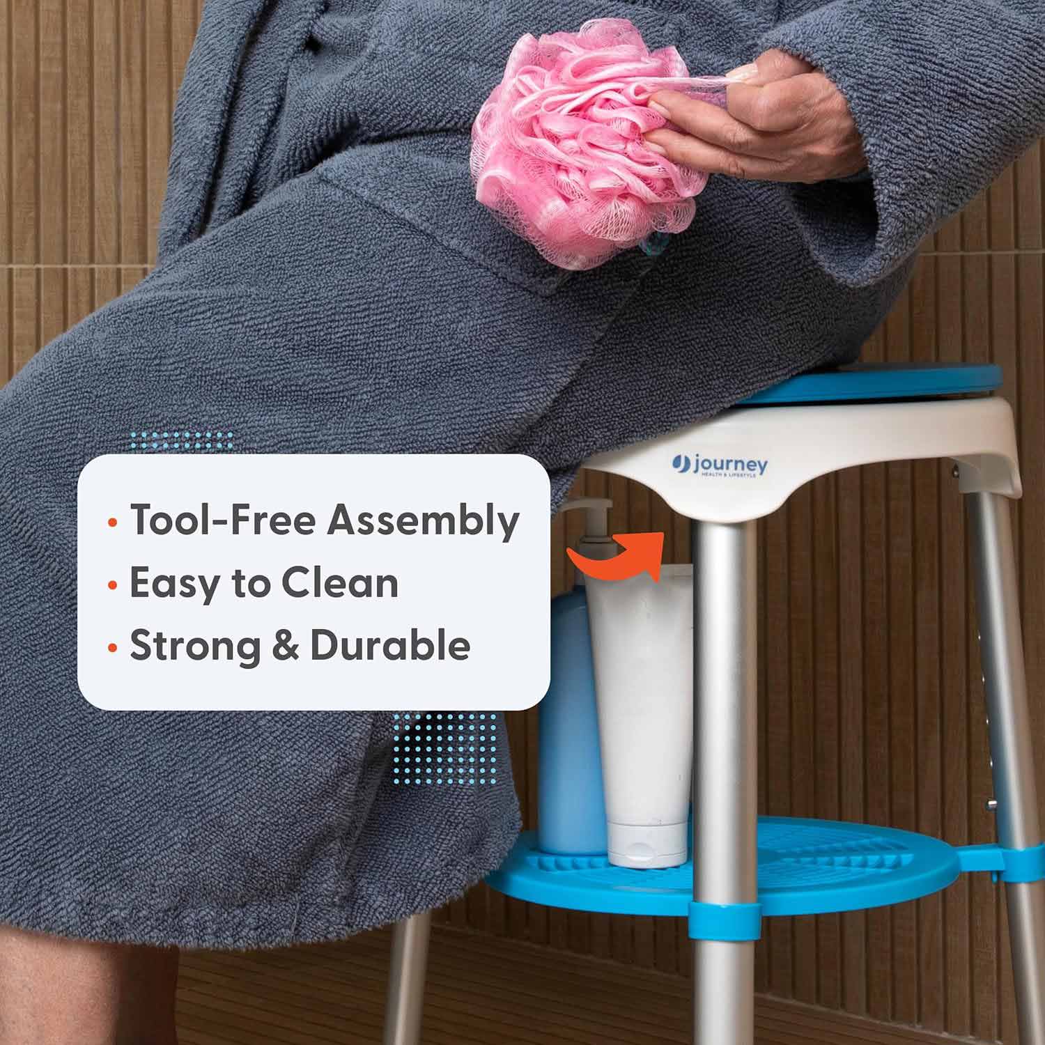 Journey Health & Lifestyle EZ Swivel Shower Stool SKU