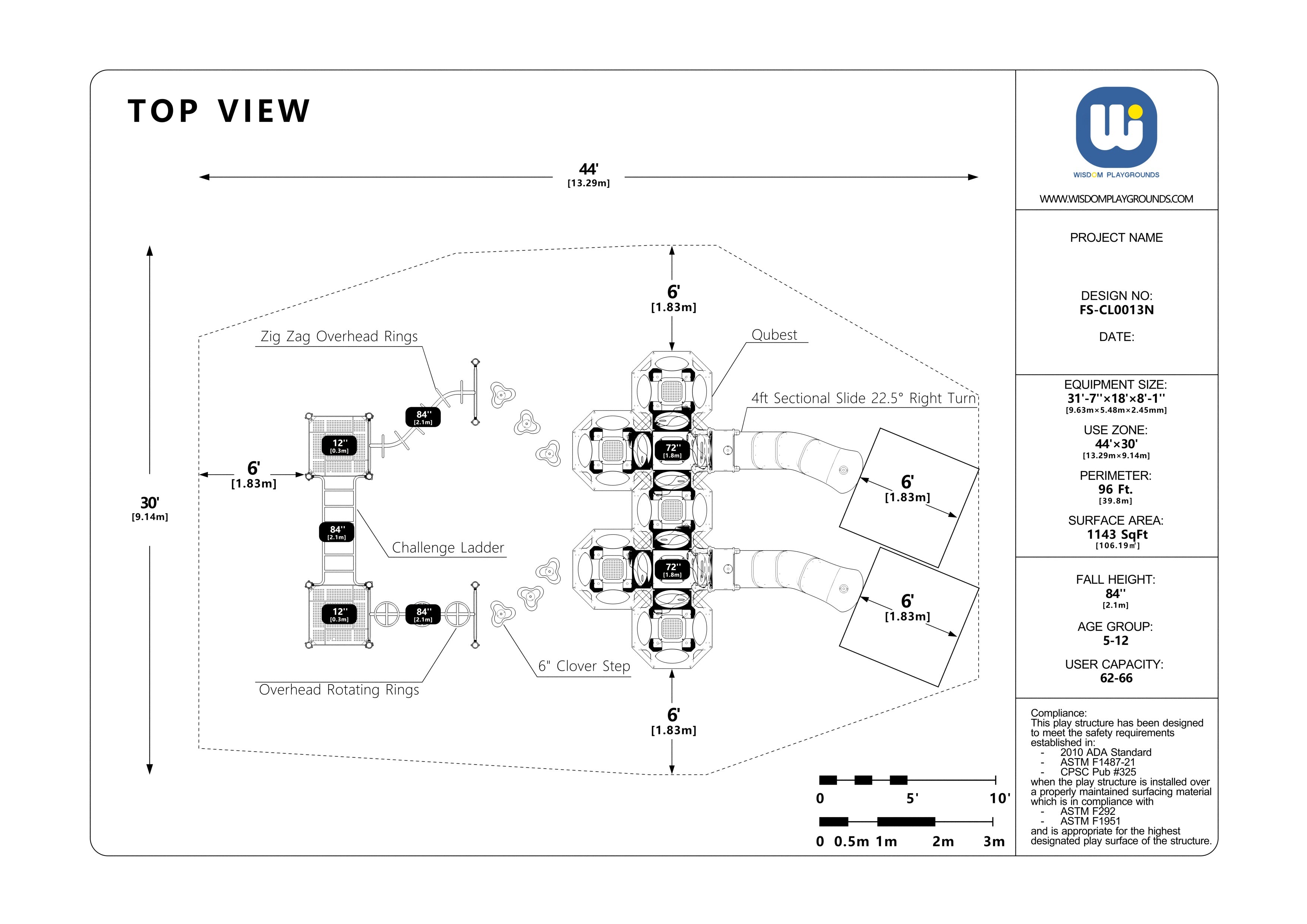 Wisdom Dallas Playground SKU QSFS-CL0013