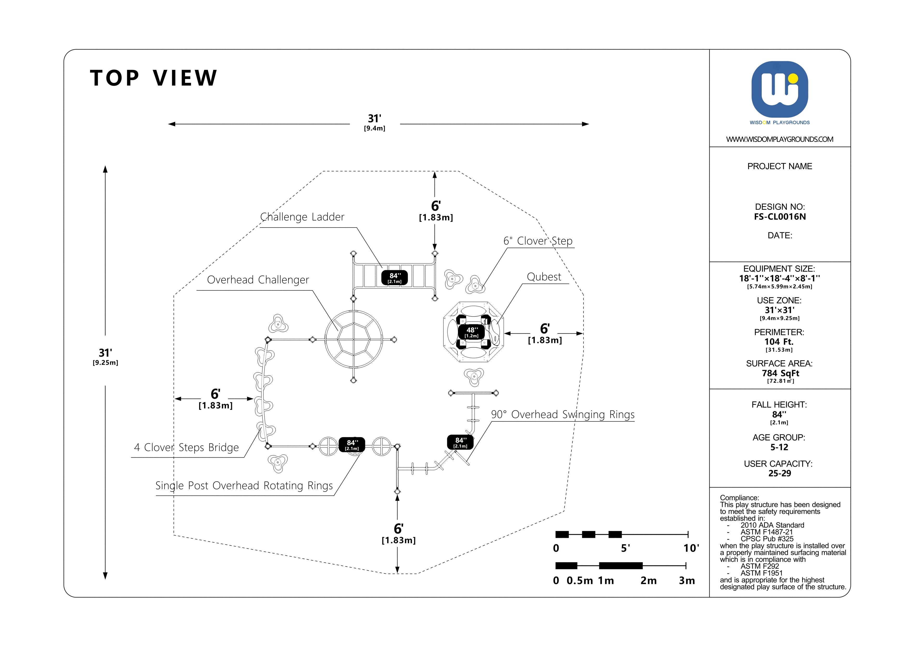 Wisdom Quick Step Playground SKU QSFS-CL0016