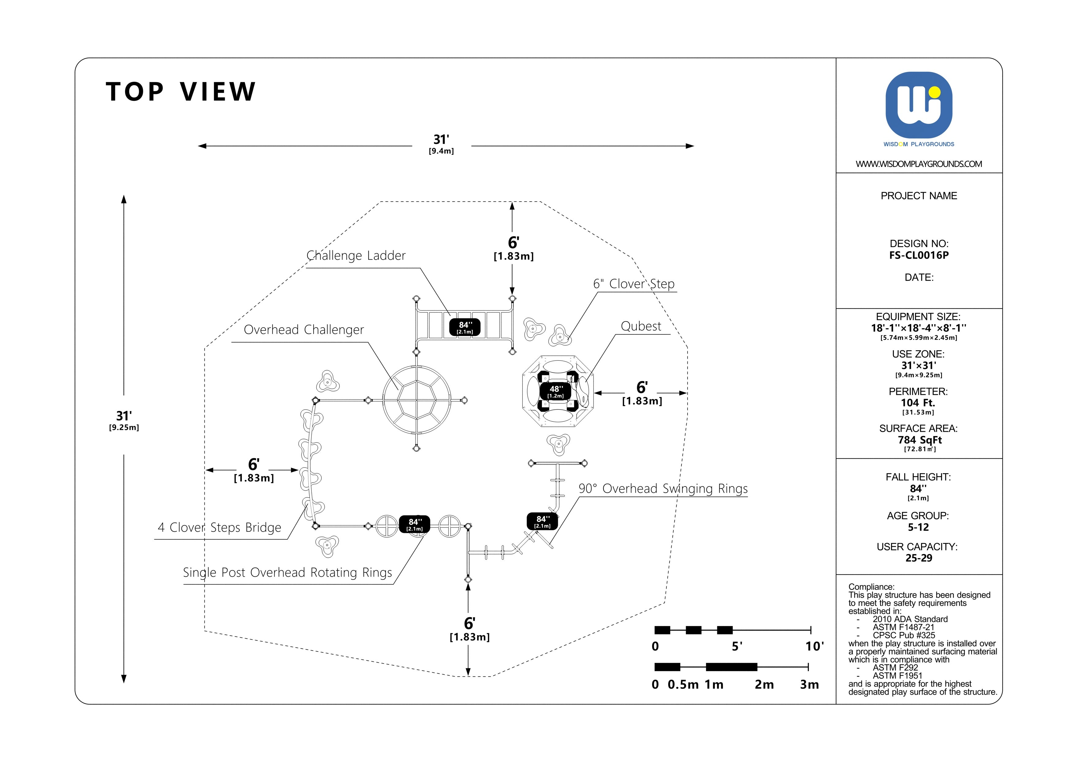 Wisdom Quick Step Playground SKU QSFS-CL0016