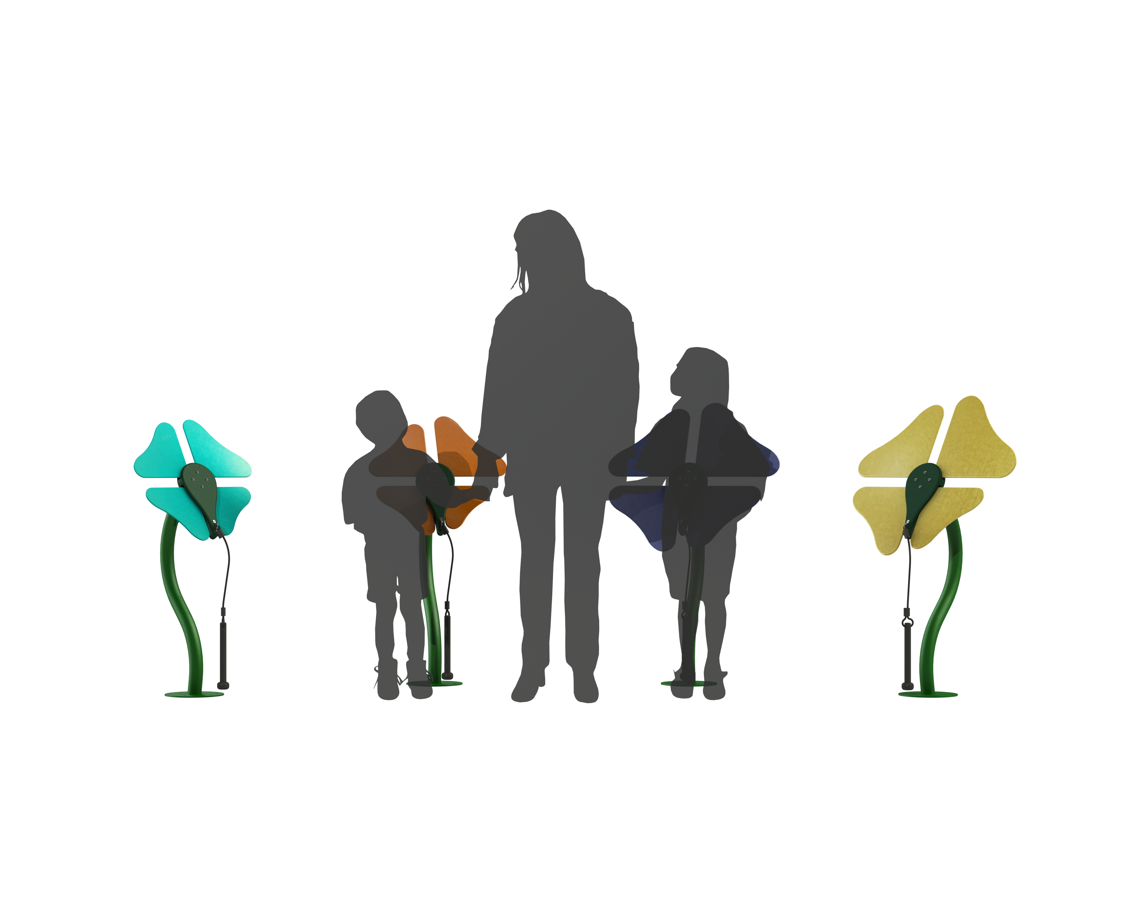 FreeNotes Toddler Flowers Ensemble 4 Piece Set Musical Element SKU FWR-T