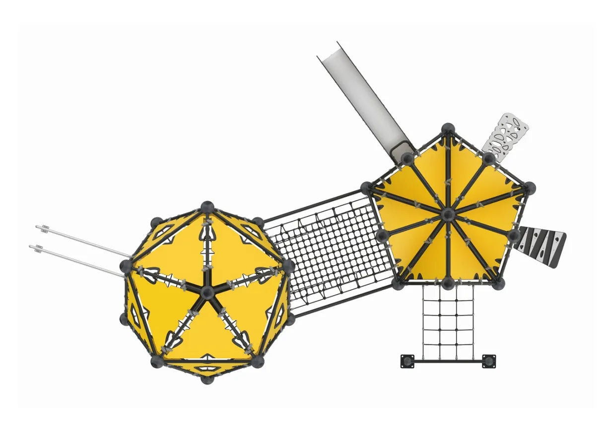 Playground Equipment Puzzling Pavilion Playground SKU PSG019