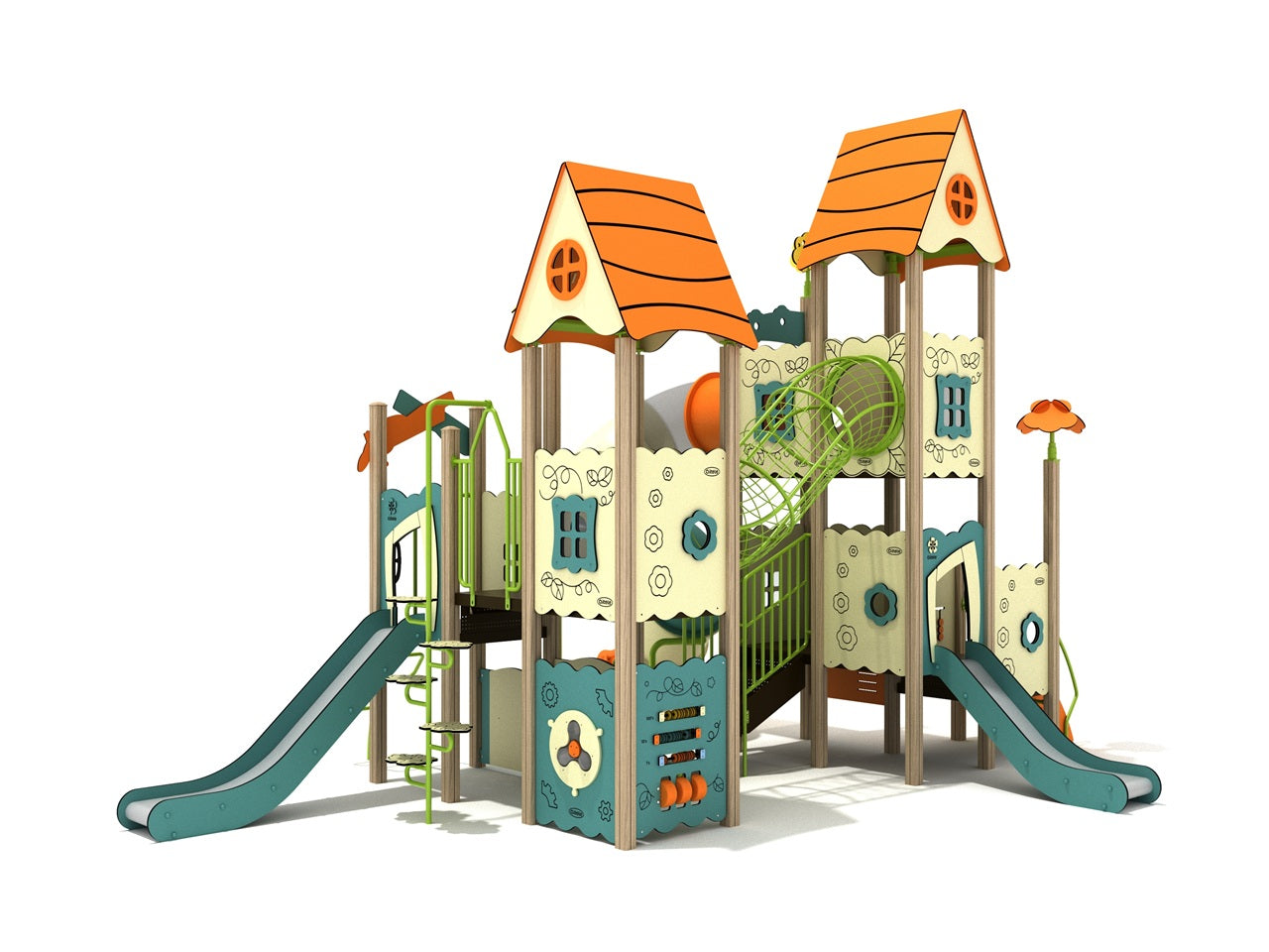 Playground Equipment Red Mulberry Playground SKU PCQ003