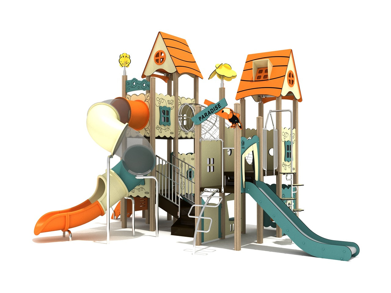 Playground Equipment Red Mulberry Playground SKU PCQ003