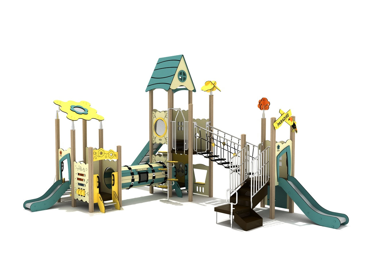 Playground Equipment Quaking Aspen Playground SKU PCQ004