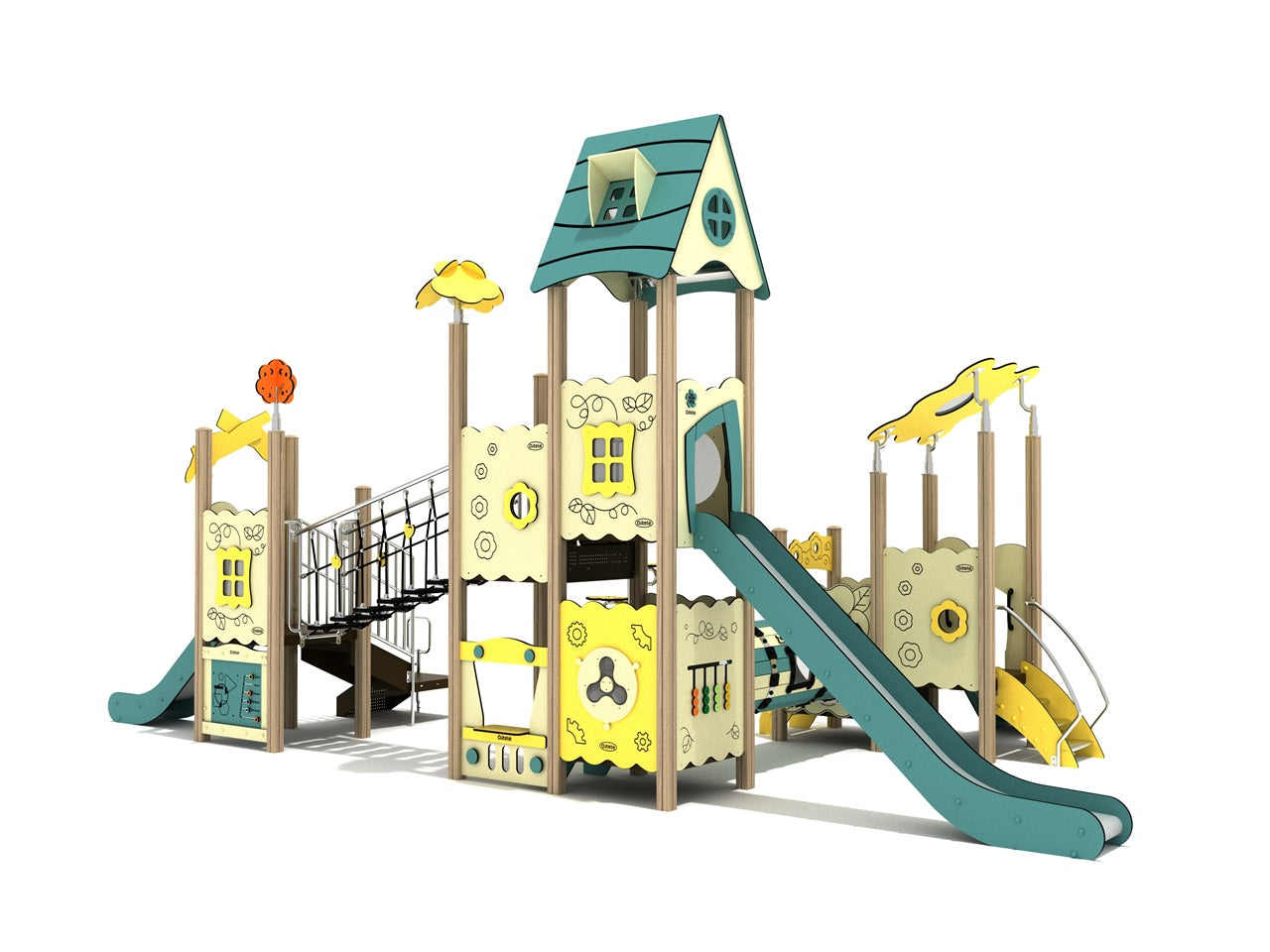 Playground Equipment Quaking Aspen Playground SKU PCQ004