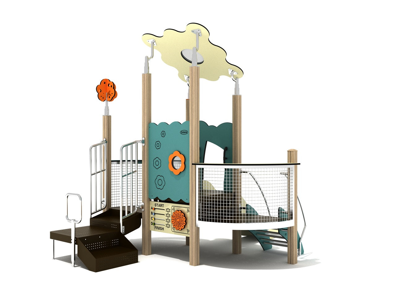 Playground Equipment Gopherwood Playground SKU PCQ008