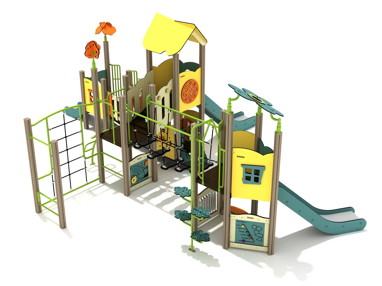 Playground Equipment Pecan Hickory Playground SKU PCQ010