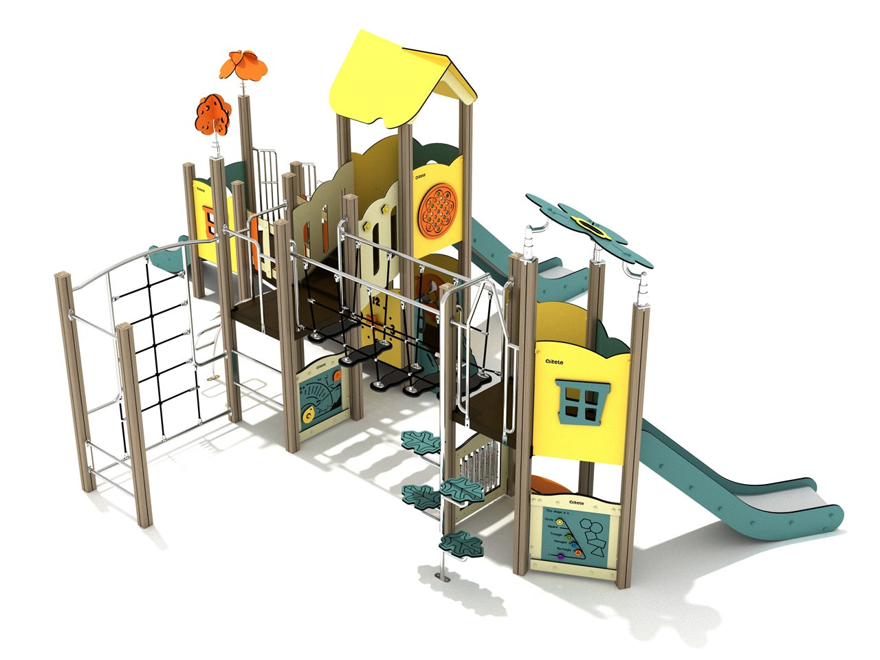 Playground Equipment Pecan Hickory Playground SKU PCQ010