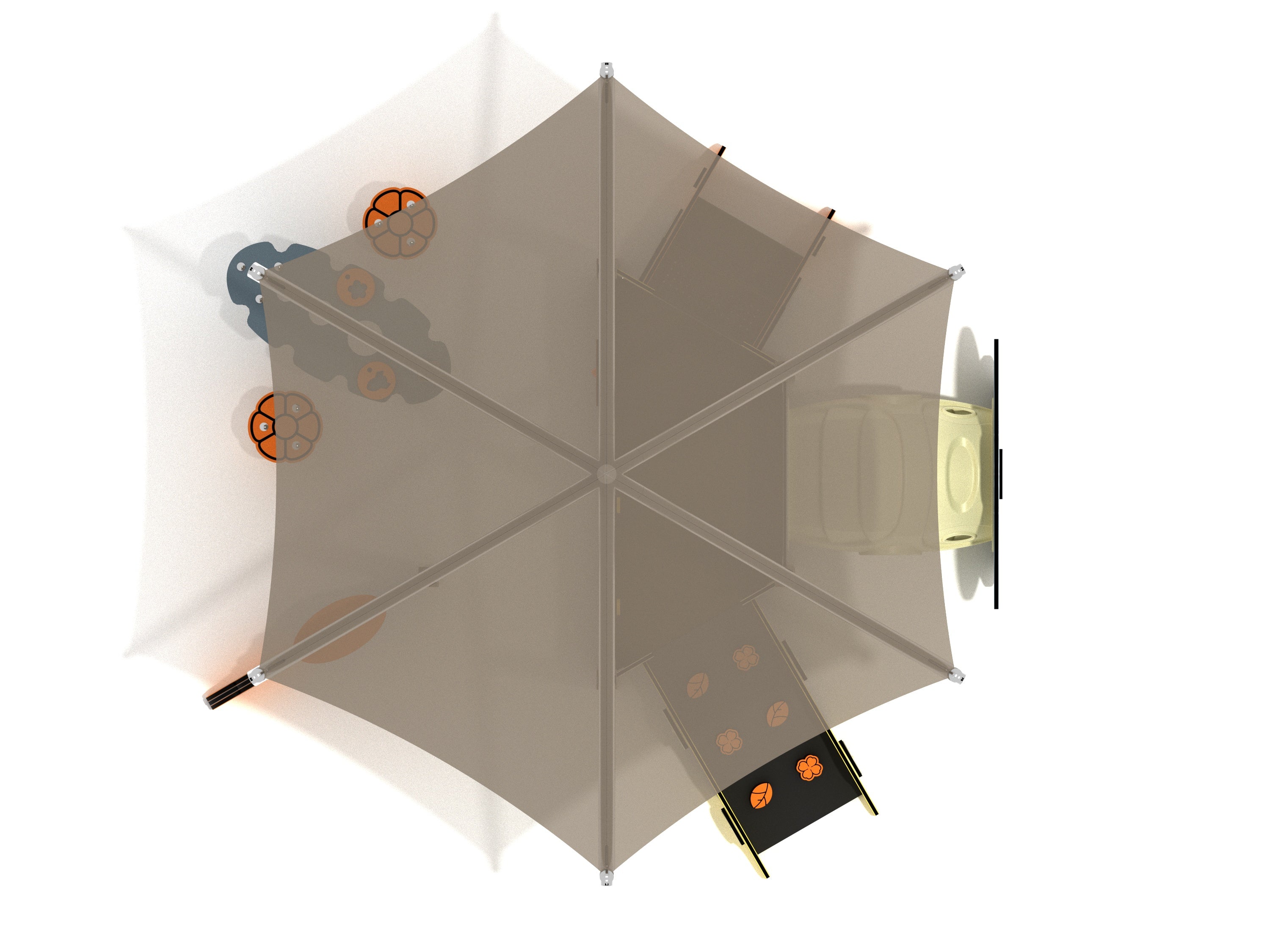 Playground Equipment Lilac Canopy Mini Play Structure SKU PCM001