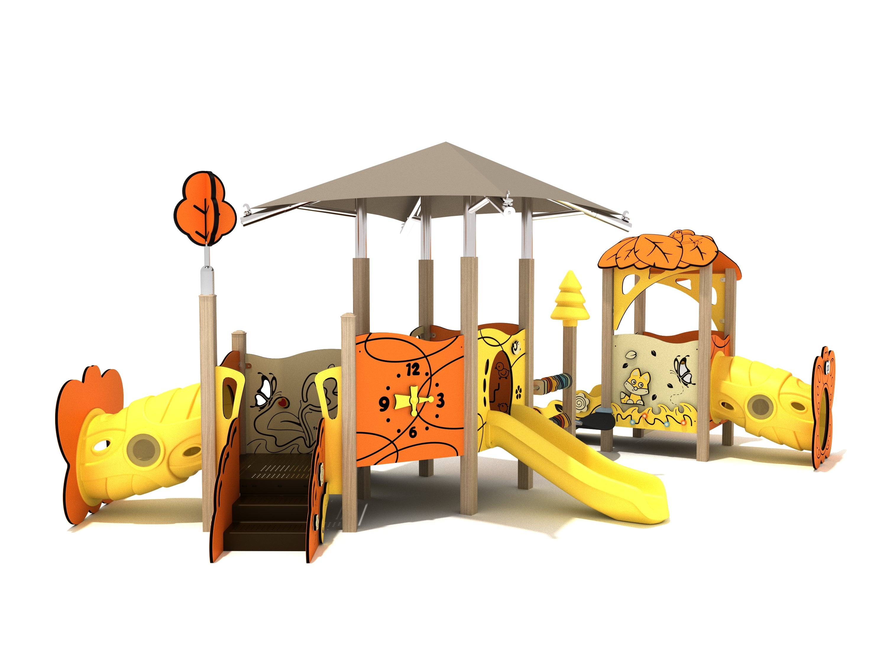 Playground Equipment Crabapple Canopy Mini Playground SKU PCM002