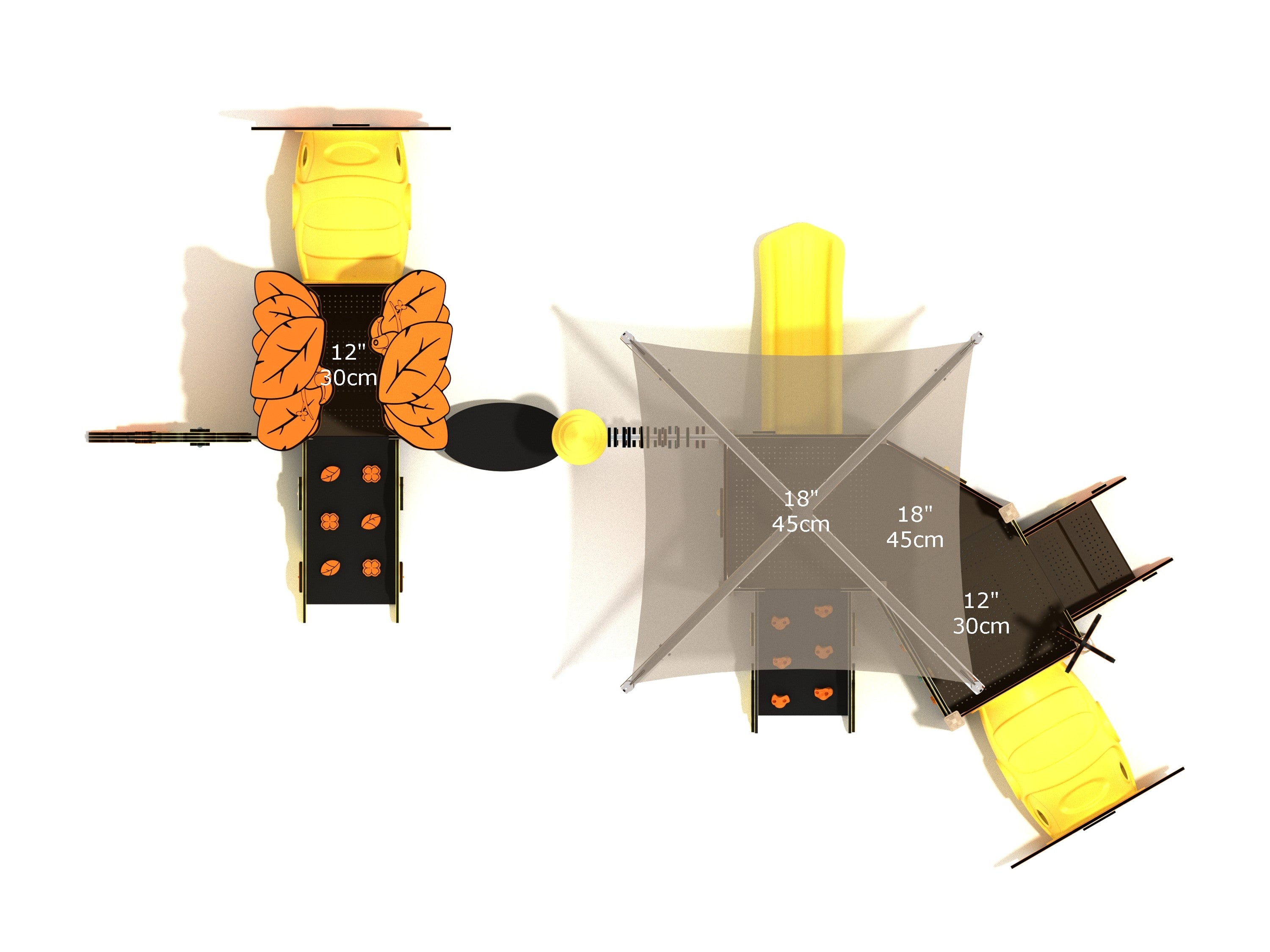 Playground Equipment Crabapple Canopy Mini Playground SKU PCM002