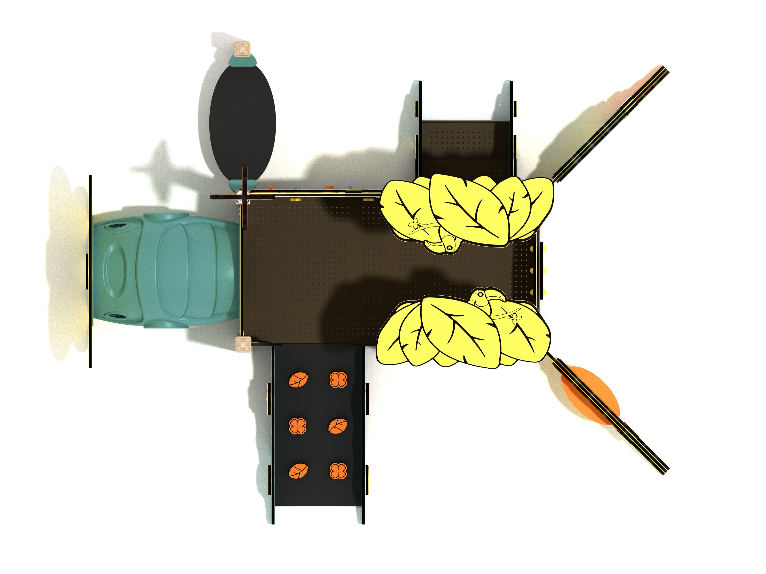 Playground Equipment Carolina Silverbell Canopy Mini Playground SKU PCM007