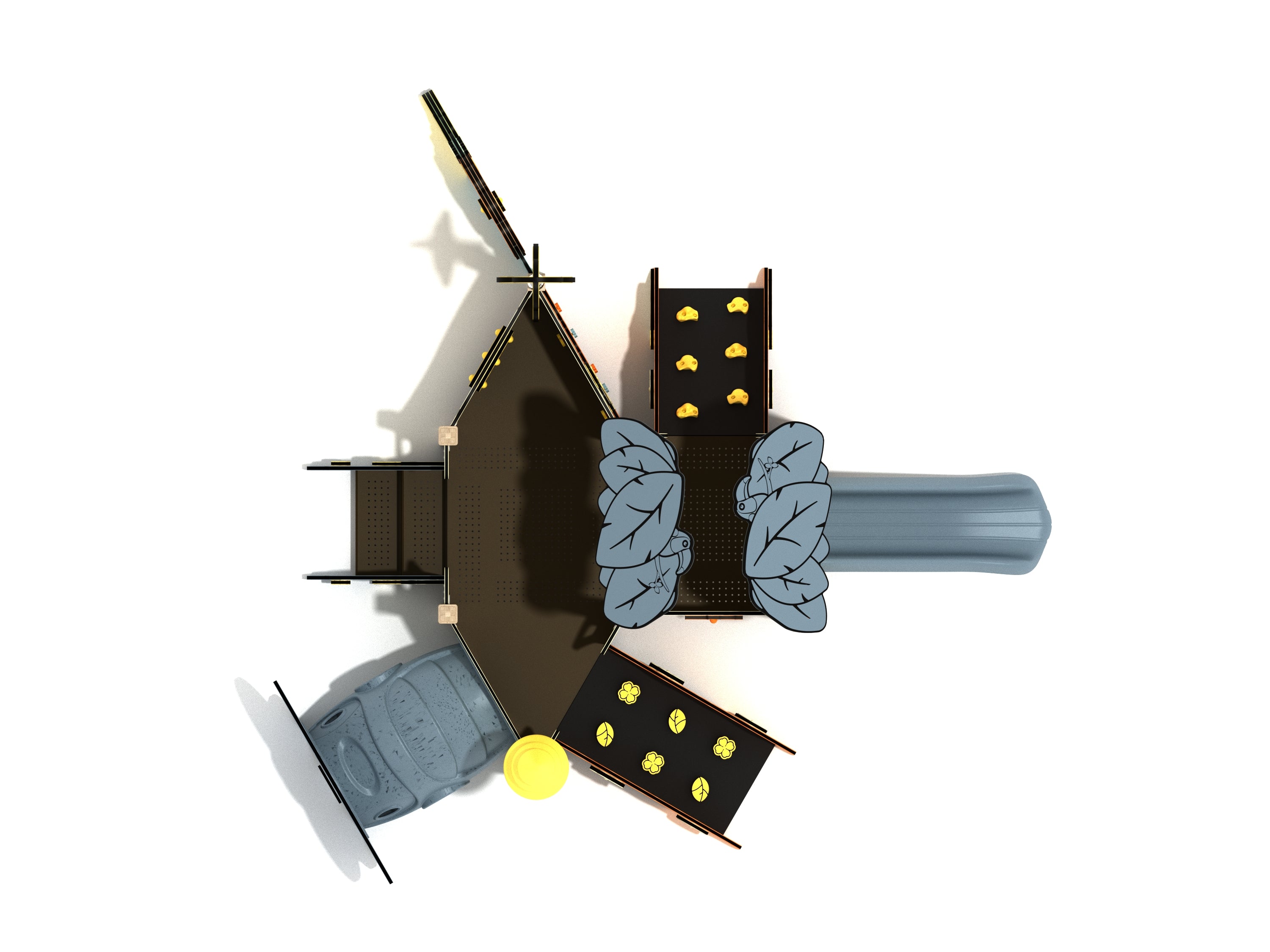 Playground Equipment Japanese Snowbell Canopy Mini Playground SKU PCM009