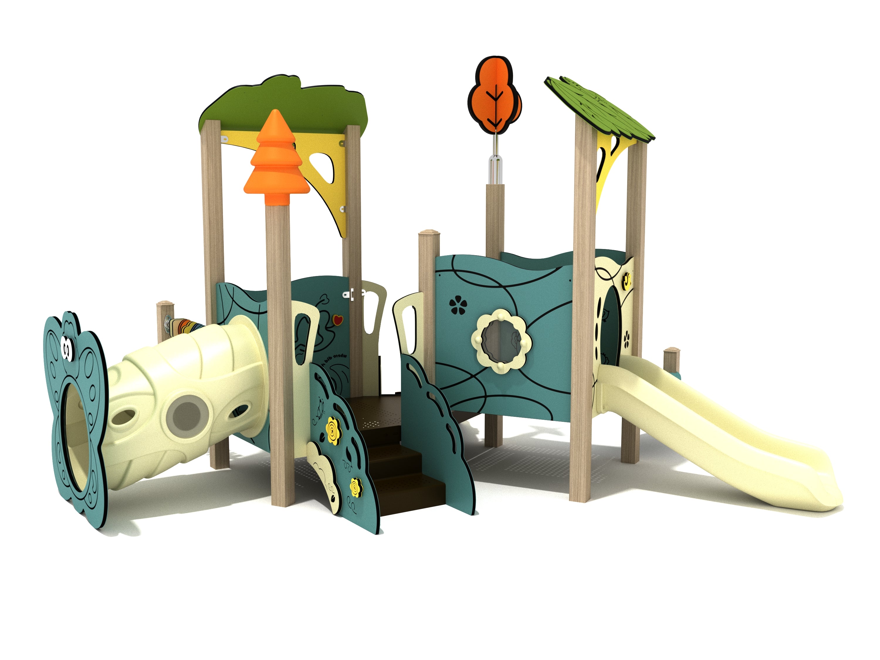 Playground Equipment Indigo Canopy Mini Playground SKU PCM010