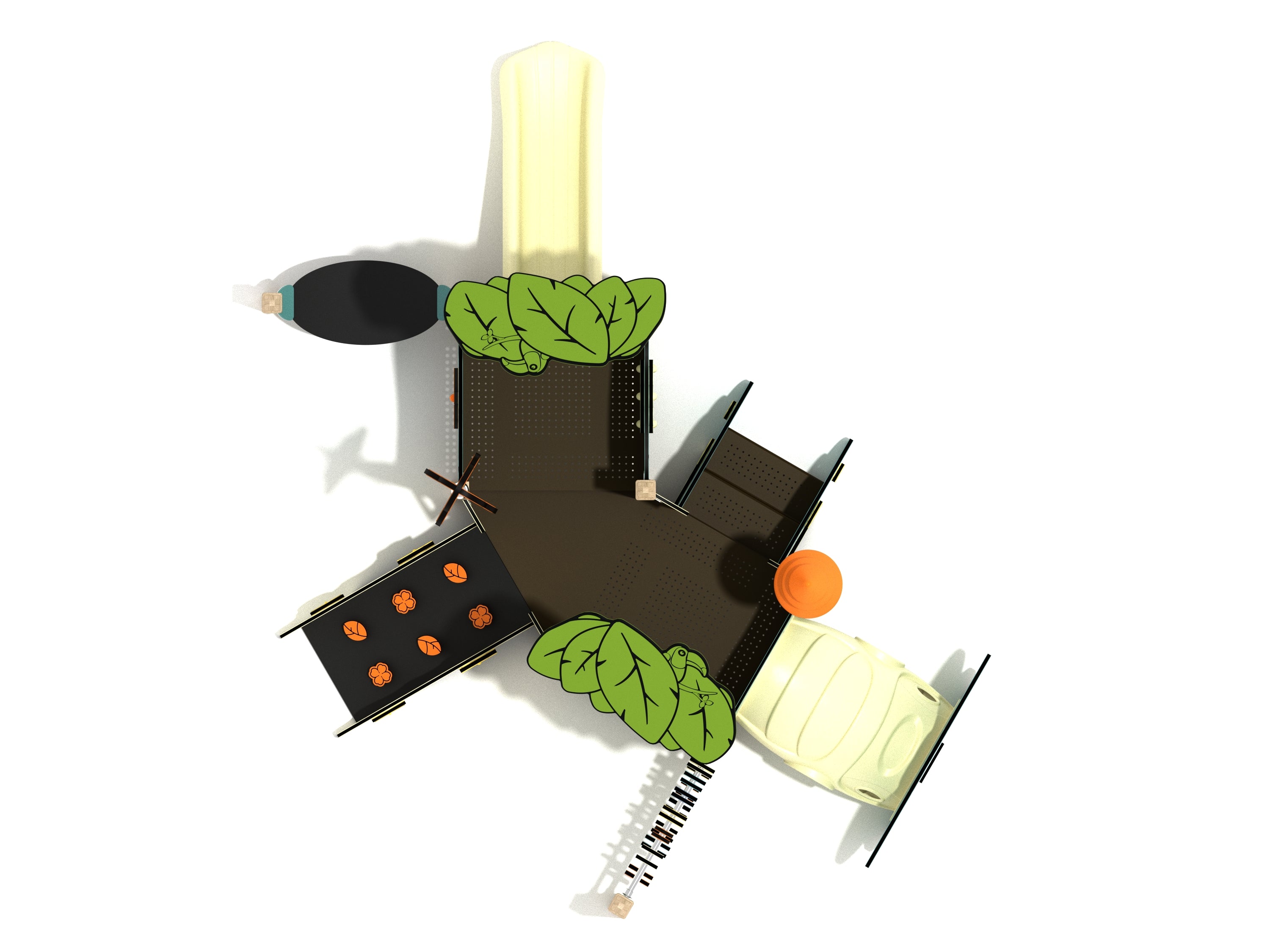 Playground Equipment Indigo Canopy Mini Playground SKU PCM010