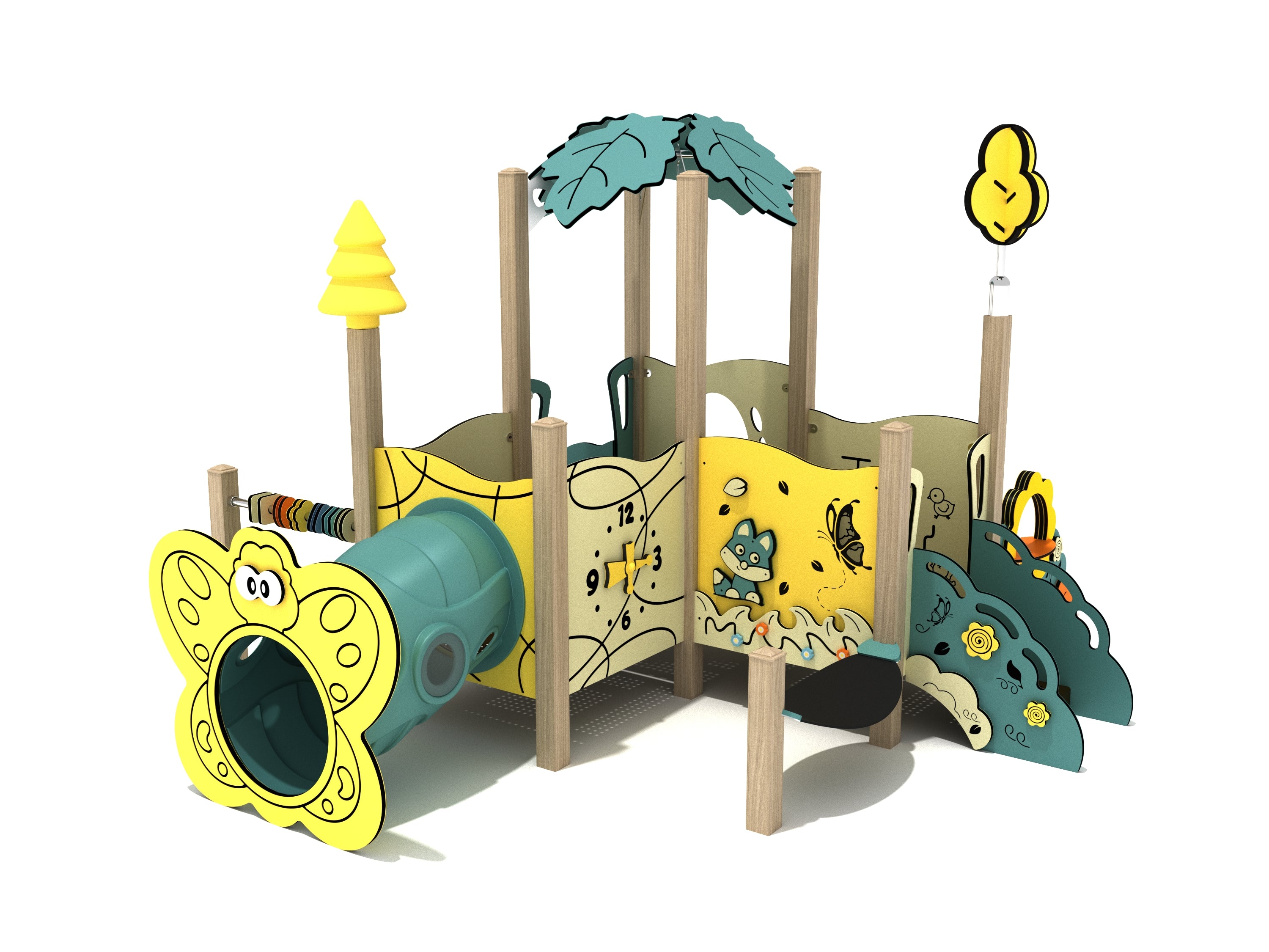 Playground Equipment Yoshino Cherry Canopy Mini Playground SKU PCM012