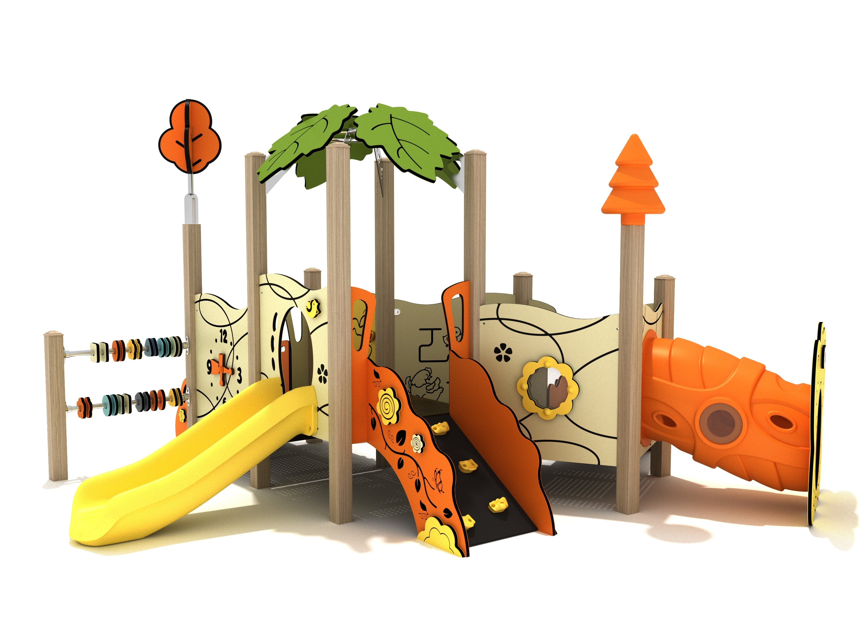 Playground Equipment Dogwood Canopy Mini Playground SKU PCM013