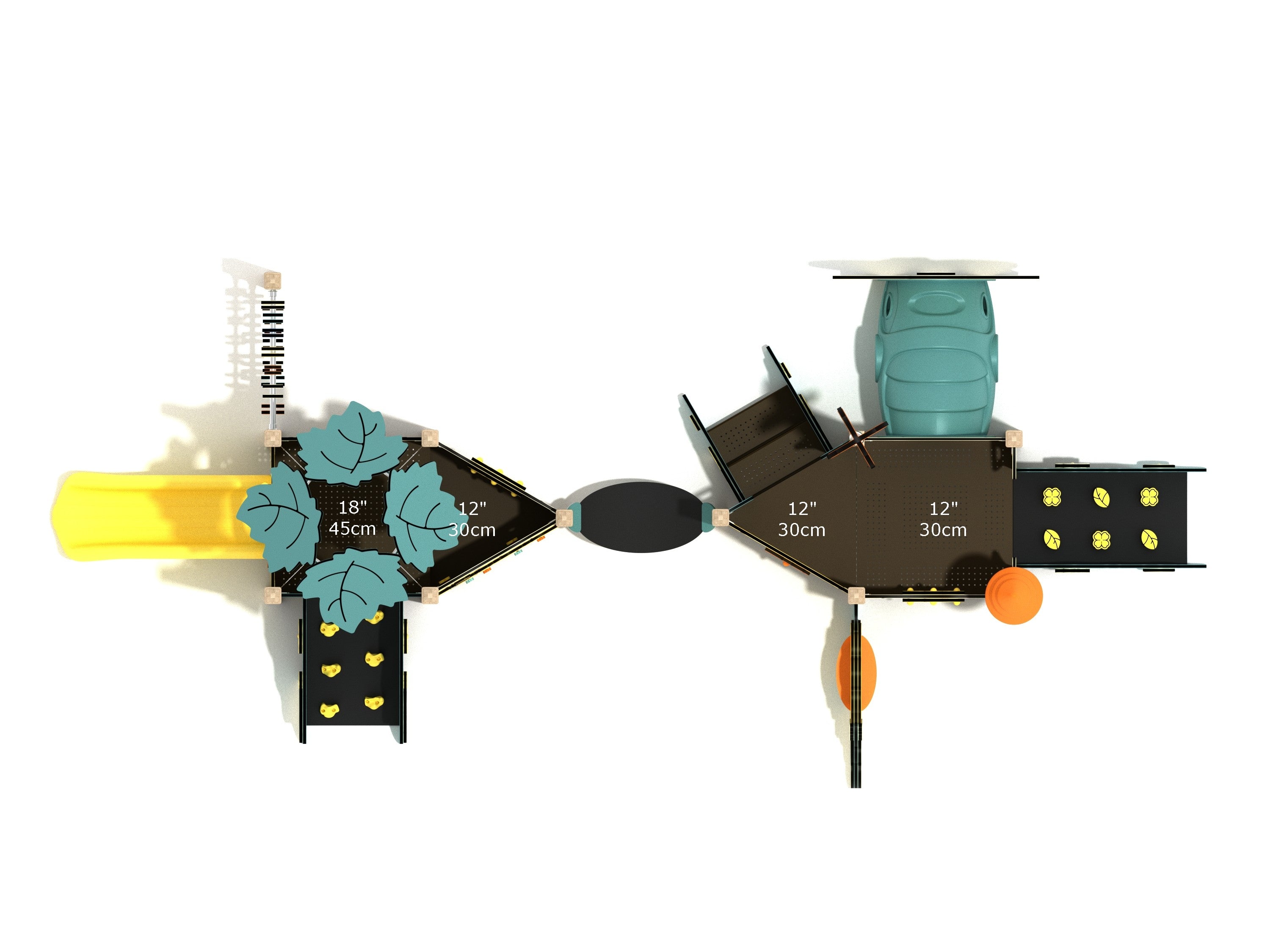 Playground Equipment Star Anise Canopy Mini Playground SKU PCM016