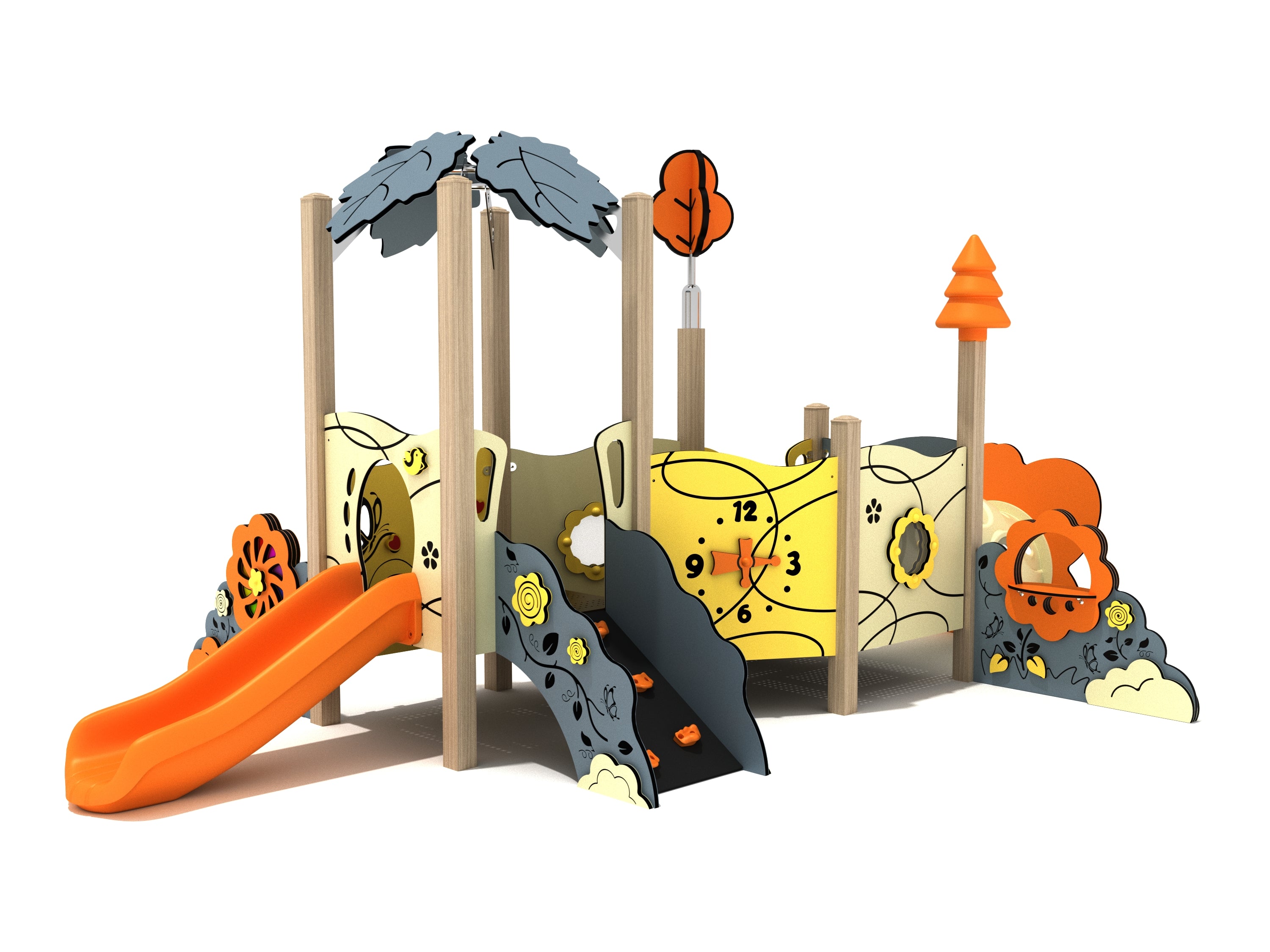 Playground Equipment Peony Canopy Mini Playground SKU PCM017